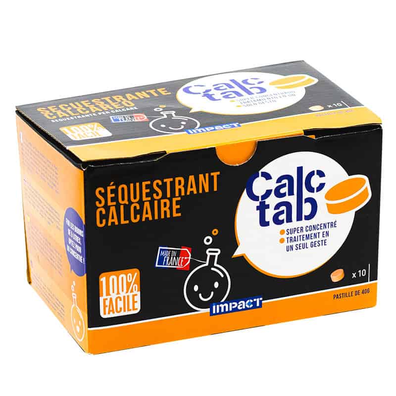 Séquestrant calcaire pour piscine Calc tab