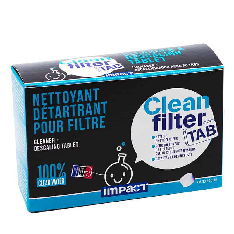 Nettoyant détartrant pour filtre piscine Clean Filter tab