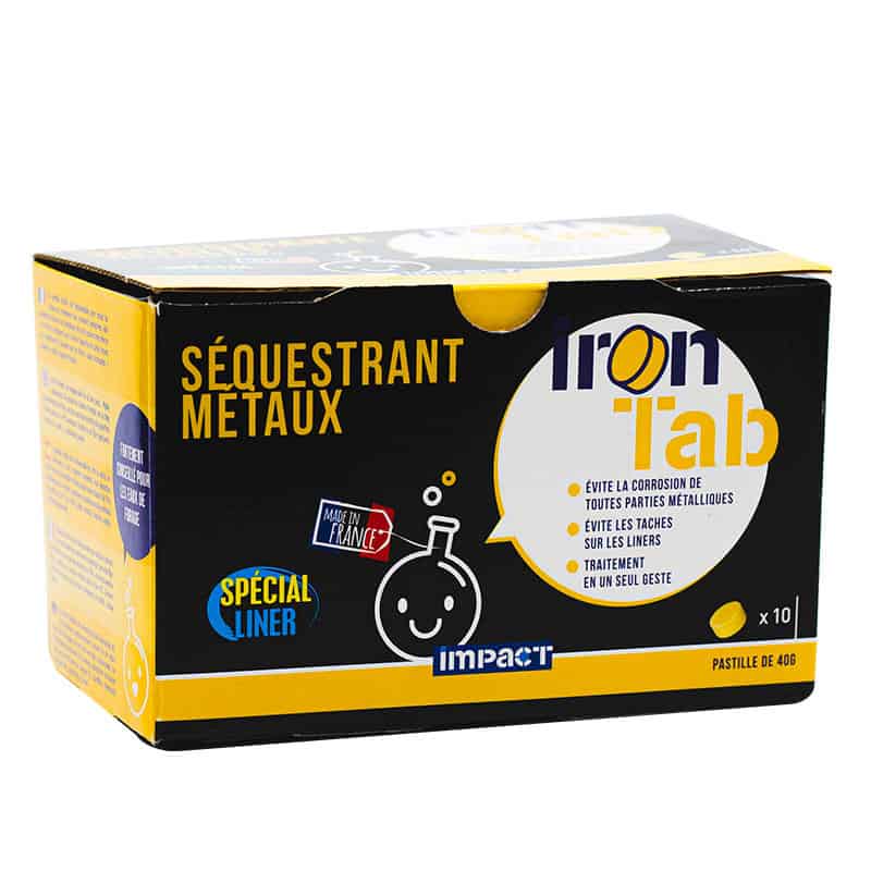 pastille séquestrant métaux pour piscine Iron tab