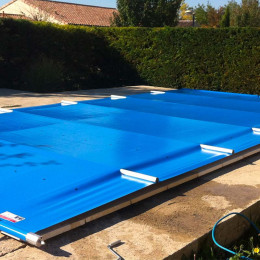 Couverture de sécurité à barres pour piscine Secu Basic